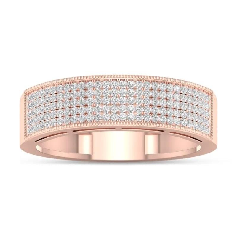 De Couer 3/8ct TDW Diamond Men's Exquisite Wedding Band sold by Zulily