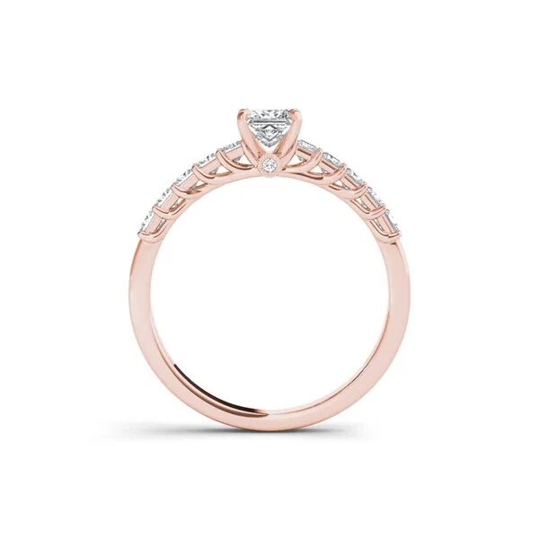 De Couer 14k Rose Gold 1ct TDW Diamond Classic Engagement Ring - Pink sold by Zulily product image thumbnail 3