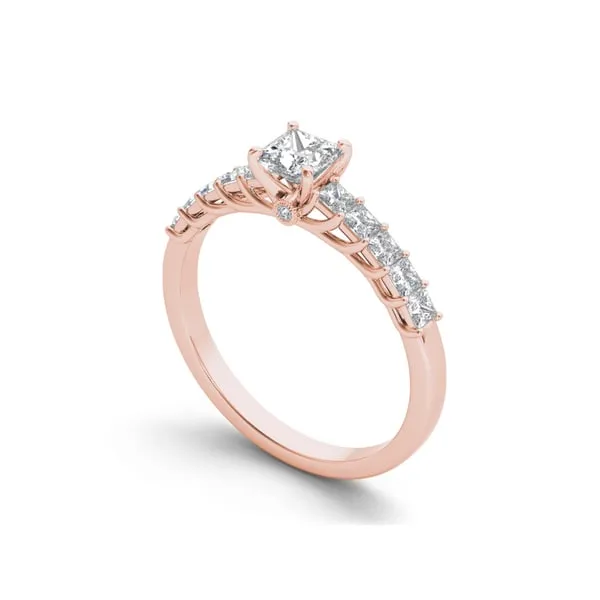 De Couer 14k Rose Gold 1ct TDW Diamond Classic Engagement Ring - Pink sold by Zulily product image thumbnail 2