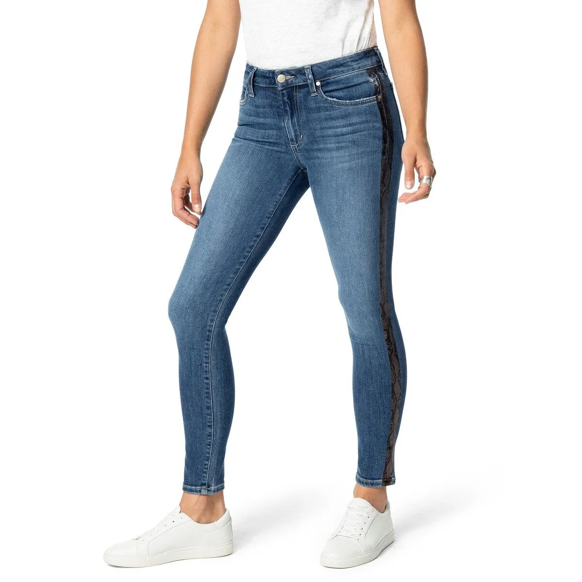 Joe's Women's Denim Skinny Stretch Side Stripe Jeans Blue Size 24 sold by Zulily