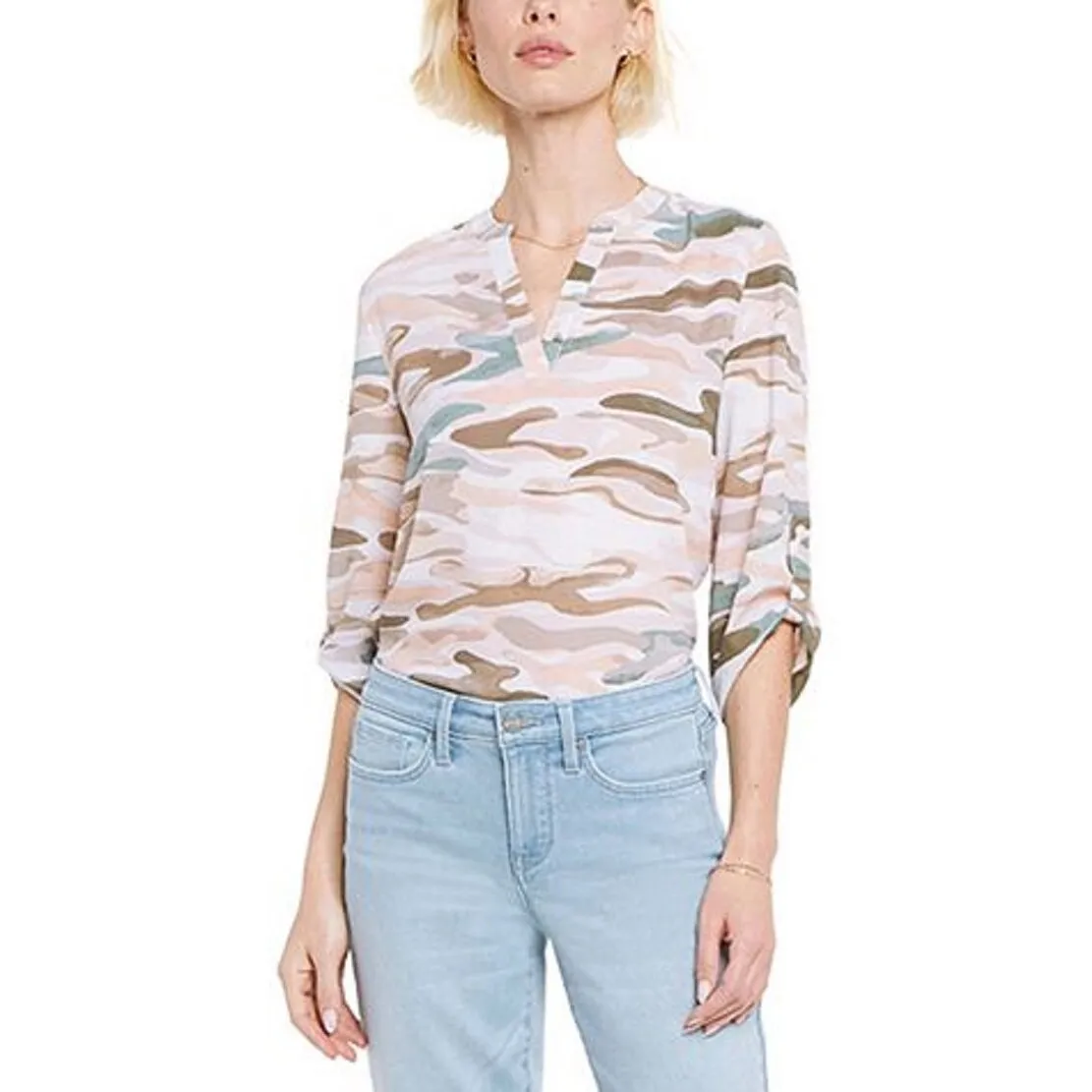 NYDJ Women's Waist Match Relaxed Flare Jeans Blue Size X-Large - XL sold by Zulily product image thumbnail 2