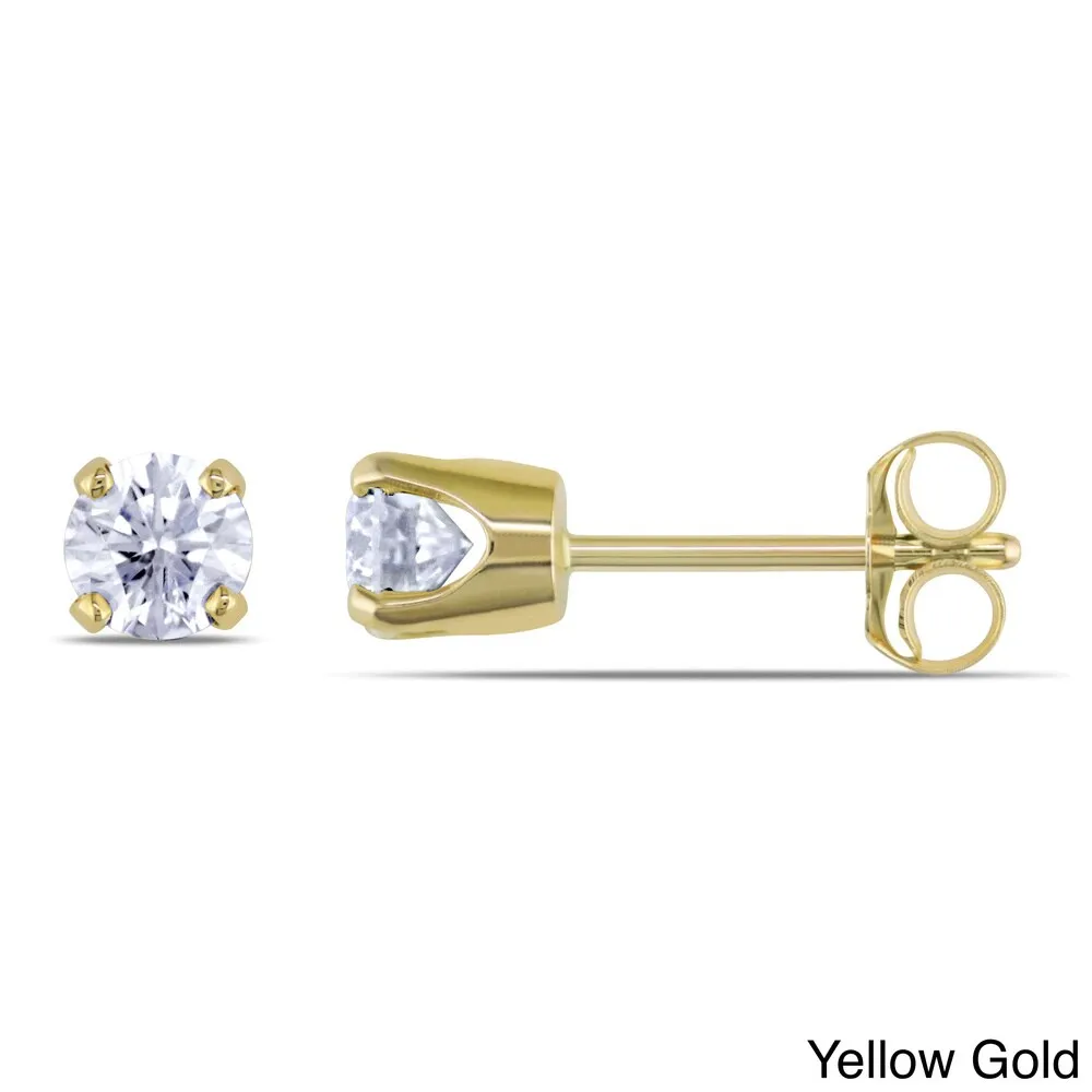 Miadora 14k Gold 1/2ct TDW Diamond Solitaire Earrings sold by Zulily product image thumbnail 2