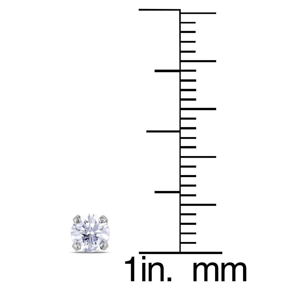 Miadora 14k Gold 1/2ct TDW Diamond Solitaire Earrings sold by Zulily product image thumbnail 3