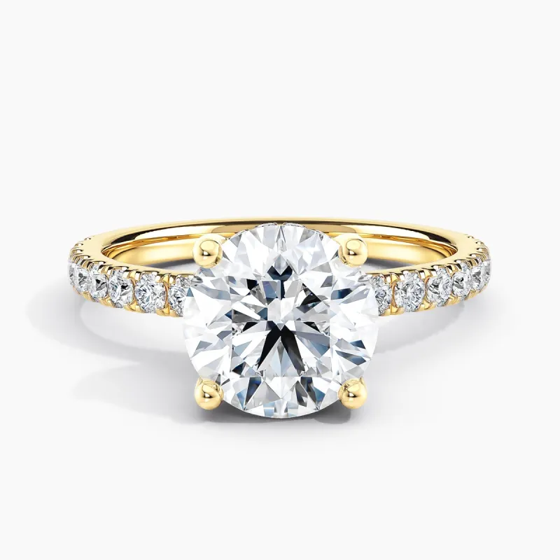 Auriya 14k Gold 2.00ctw Round Hidden-Halo Lab Grown Diamond Engagement Ring sold by Zulily