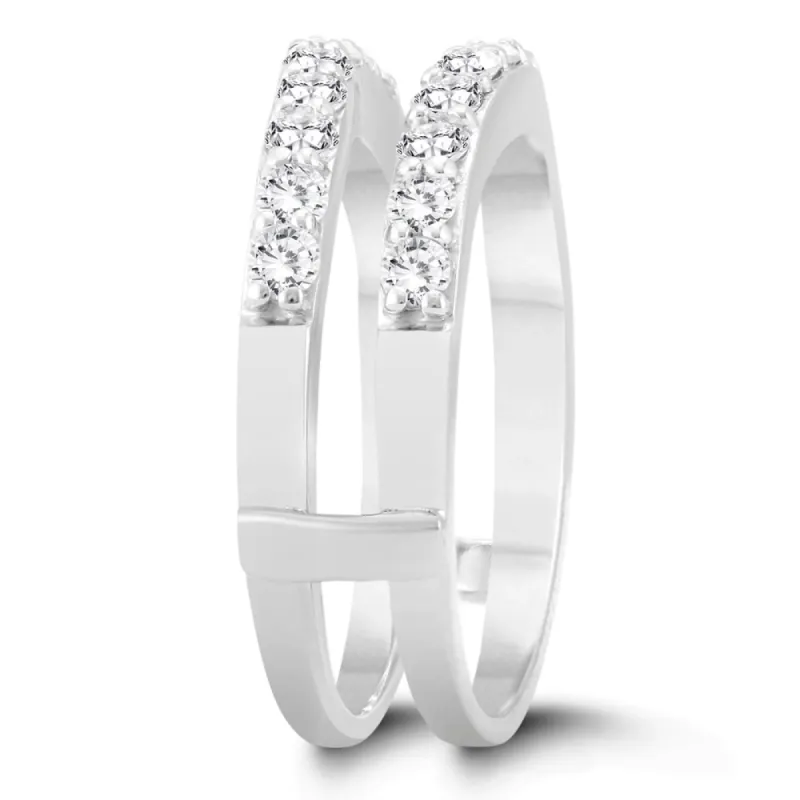 1 Carat TW Diamond Insert Ring in 14K White Gold sold by Zulily