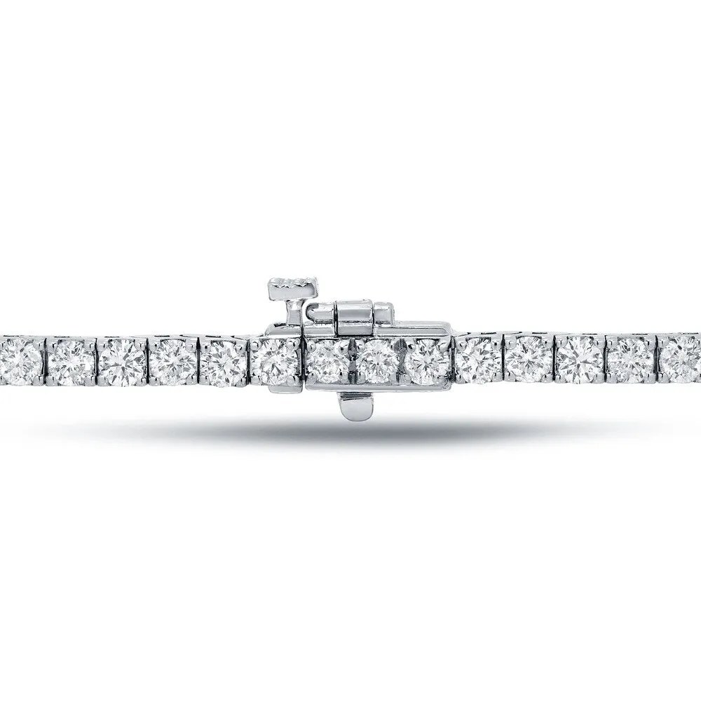 Auriya 4 1/2ctw Diamond Tennis Bracelet 14k White Gold - 7-inch sold by Zulily product image thumbnail 2