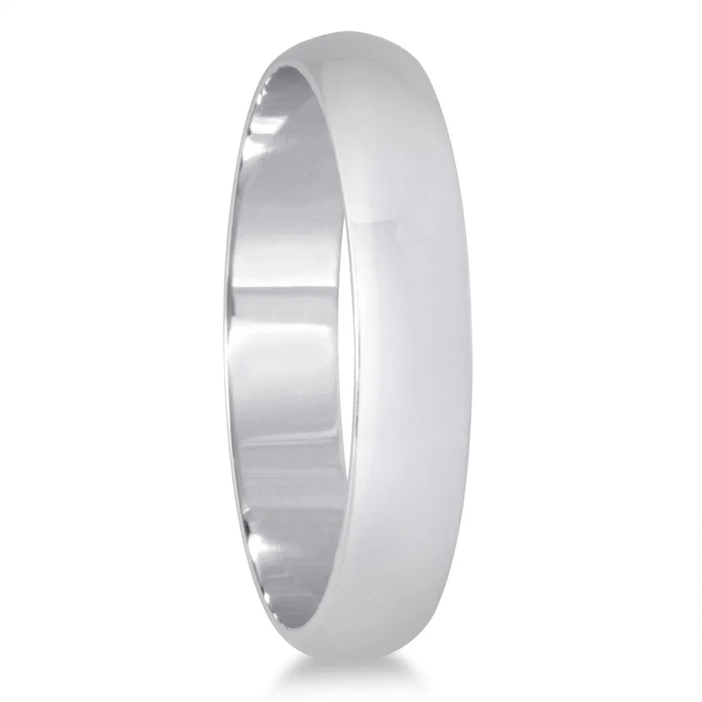 Marquee Jewels 3mm 14k White Gold Domed Wedding Band sold by Zulily product image thumbnail 2