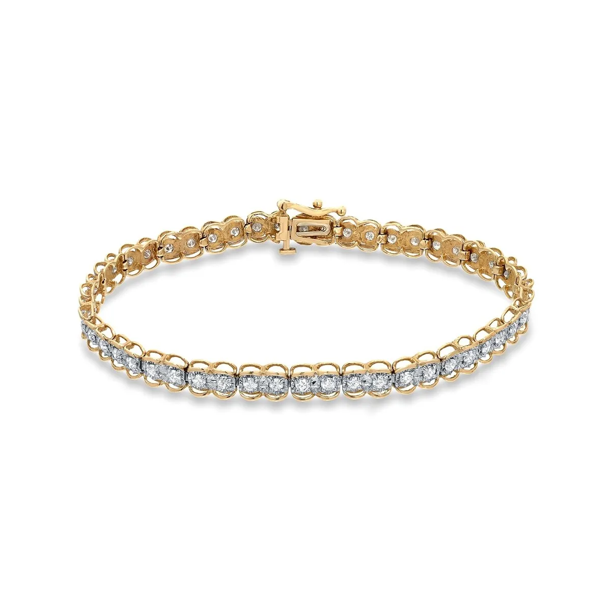 Miadora 14k White Gold Comfort Fit Wedding Band sold by Zulily product image thumbnail 3