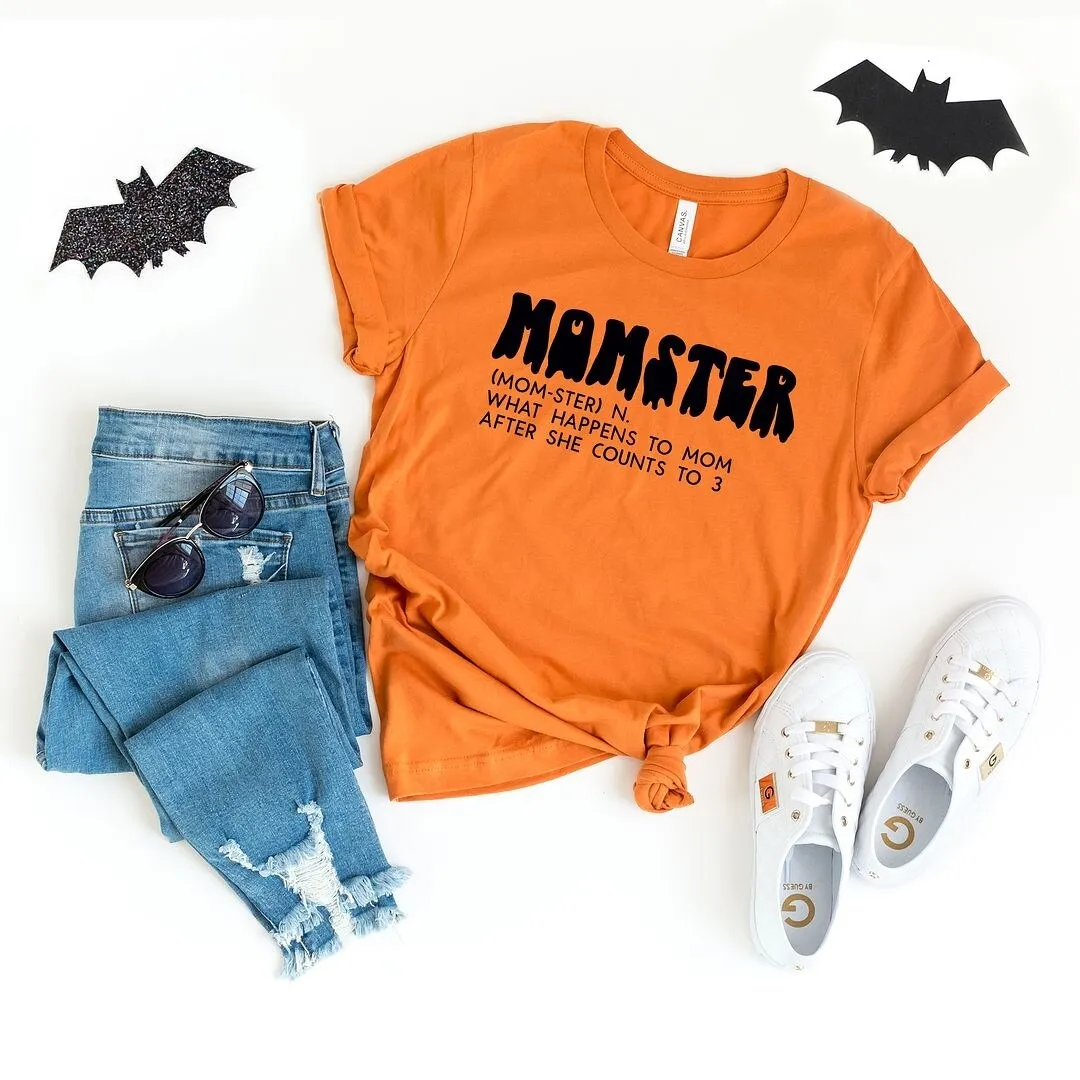 Halloween Momster Definition Short Sleeve Tee sold by Zulily