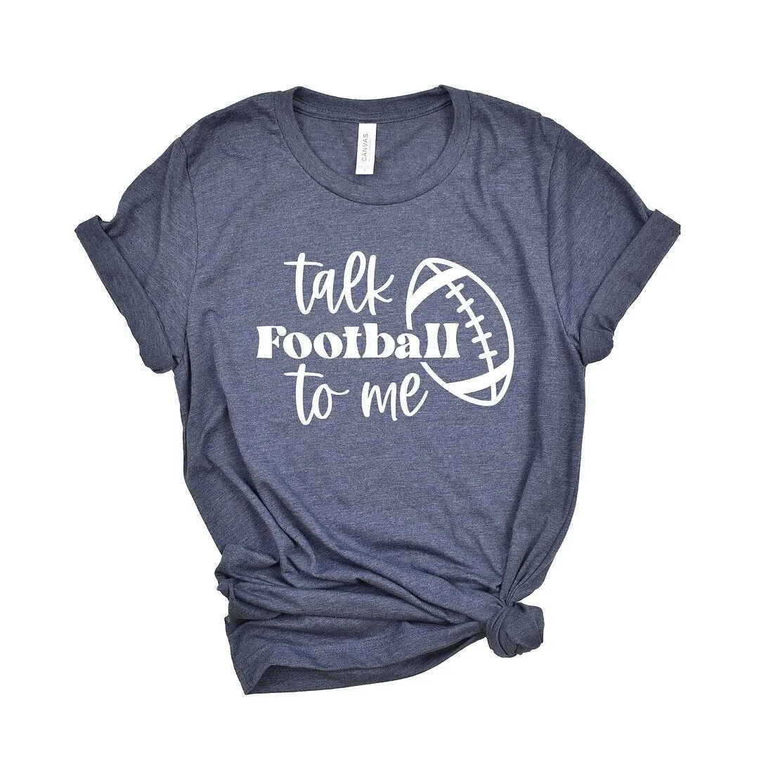 Talk Football To Me Ball Short Sleeve Tee sold by Zulily product image thumbnail 2