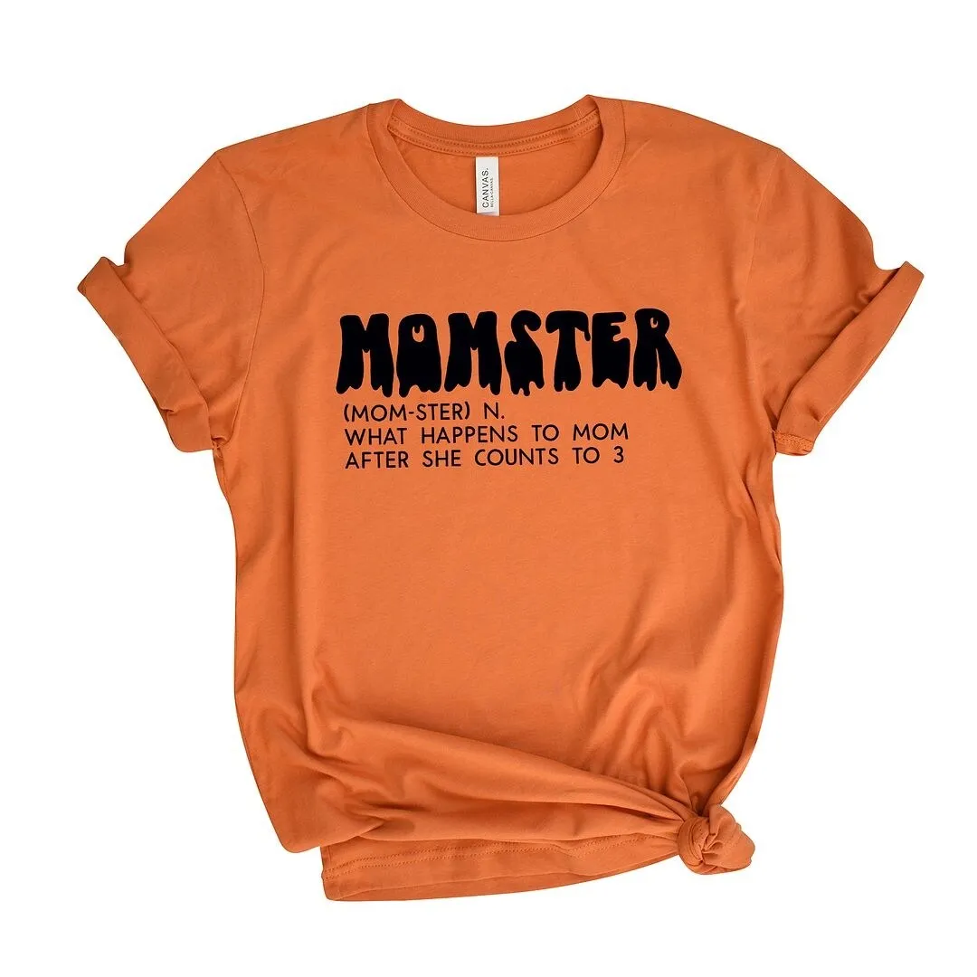 Halloween Momster Definition Short Sleeve Tee sold by Zulily product image thumbnail 2