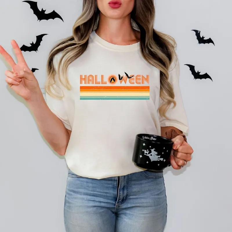 Retro Halloween Garment Dyed Tee sold by Zulily