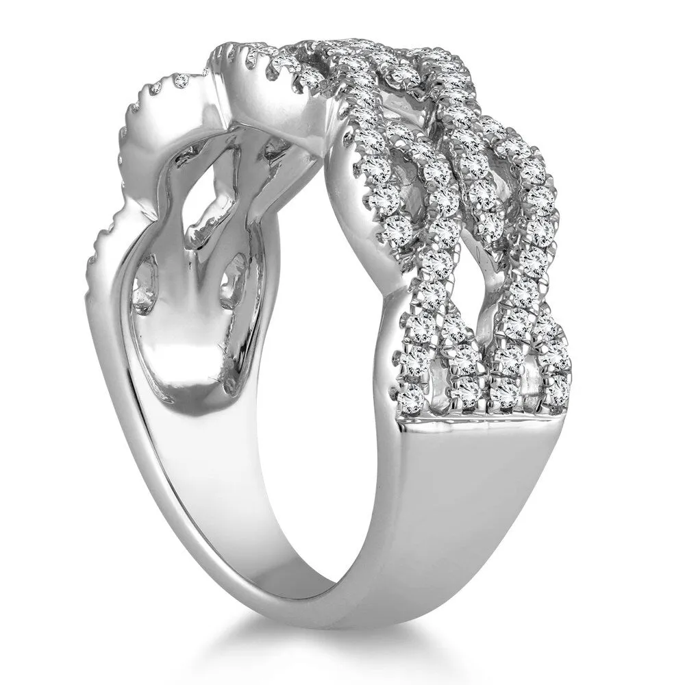 5/8 Carat TW Diamond Fashion Ring in 10K White Gold sold by Zulily product image thumbnail 2