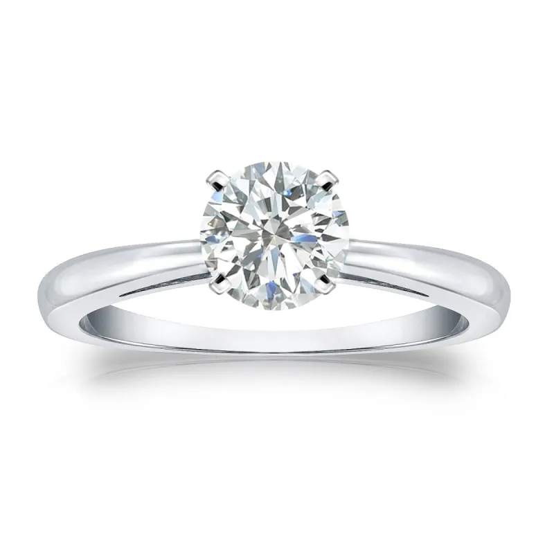 Auriya 14k Gold 3/4ctw Round Solitaire Diamond Engagement Ring sold by Zulily