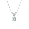 Auriya 14k Gold 0.30ctw Oval Solitaire Lab Grown Diamond Necklace 4-Prong Basket (H-I VS) - 0.3 sold by Zulily