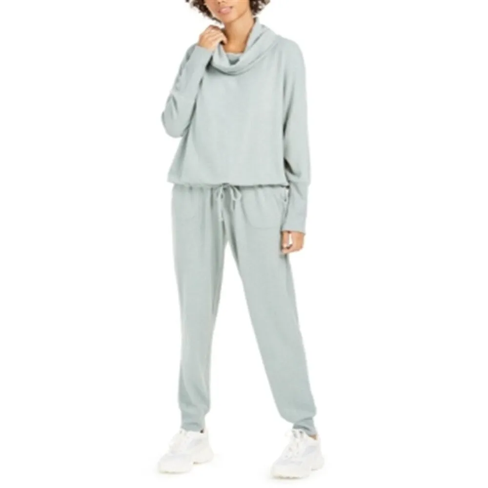 Hippie Rose Junior's Cozy Funnel Neck Pullover Green Size X-Small sold by Zulily