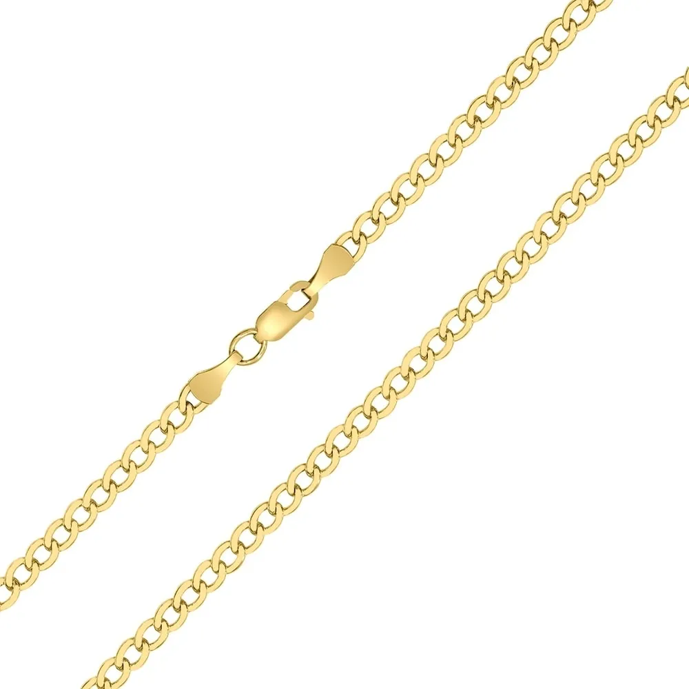 14K Yellow Gold Filled 4.1MM Curb Link Chain with Lobster Clasp - 22 Inch sold by Zulily product image thumbnail 3