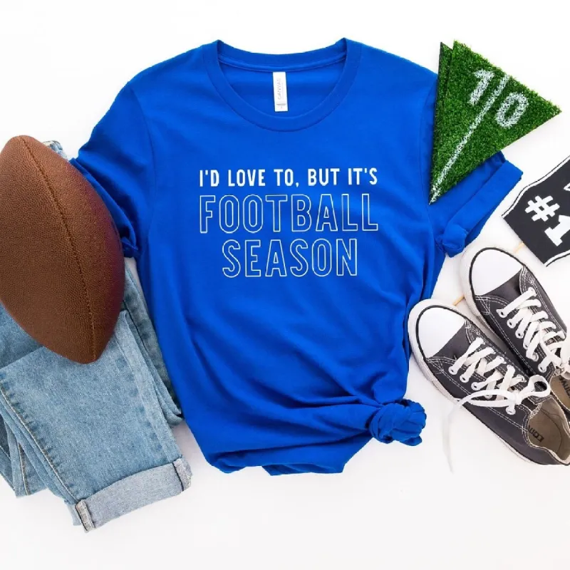 I'd Love to But It's Football Season Short Sleeve Tee sold by Zulily