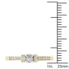 De Couer 10k Yellow Gold 1/4ct TDW Diamond Classic Engagement Ring sold by Zulily