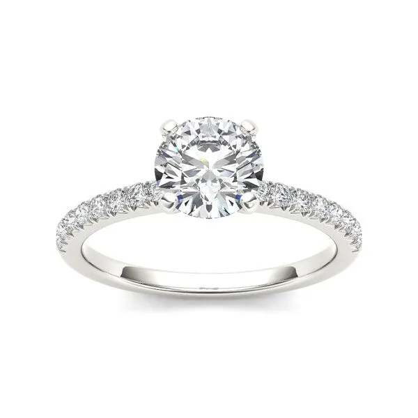 De Couer 14k White Gold 3/4ct TDW Diamond Engagement Ring sold by Zulily