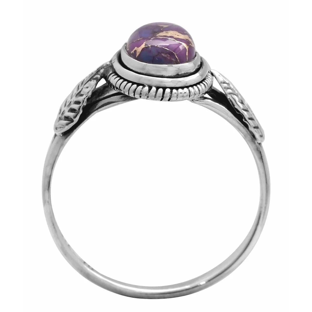 Sterling Silver Purple Turquoise Ring sold by Zulily product image thumbnail 2