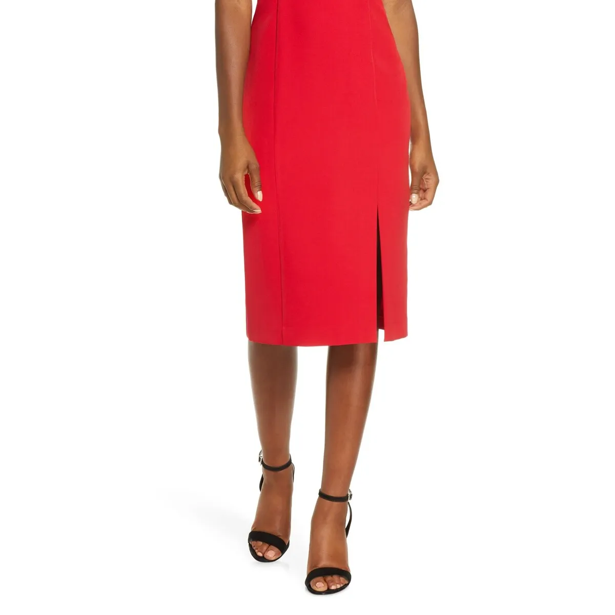 Taylor Women's Paillette Neck Sheath Dress Red Size 6 sold by Zulily product image thumbnail 3