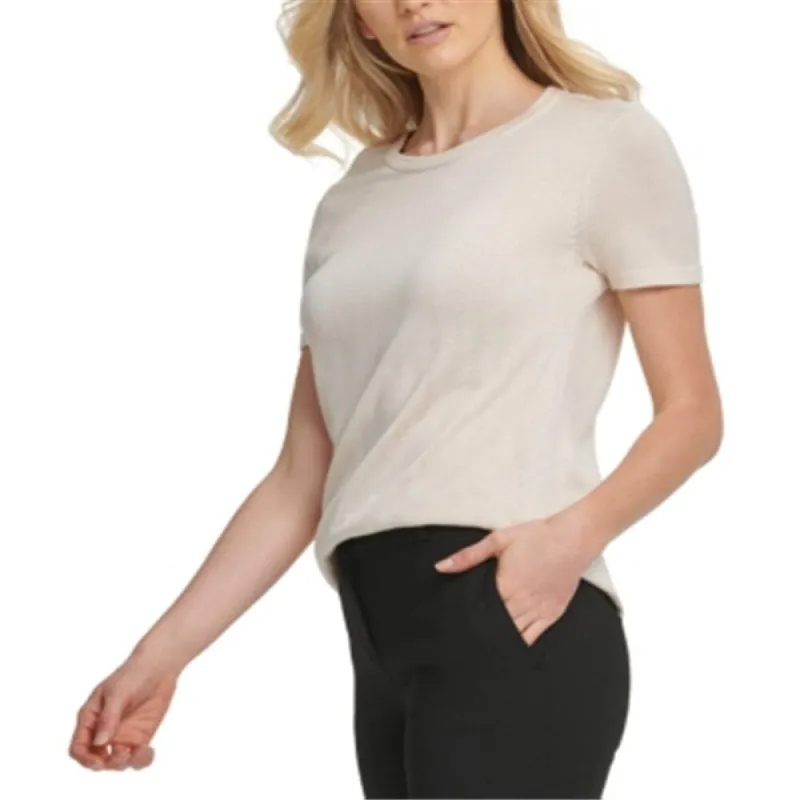 DKNY Women's Crewneck Sweater Brown Size X-Small made by Zulily