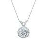 Auriya 18-karat Gold 1.50ctw Round Solitaire Lab Grown Diamond Necklace Bezel (F-G VS) - 1.5 sold by Zulily