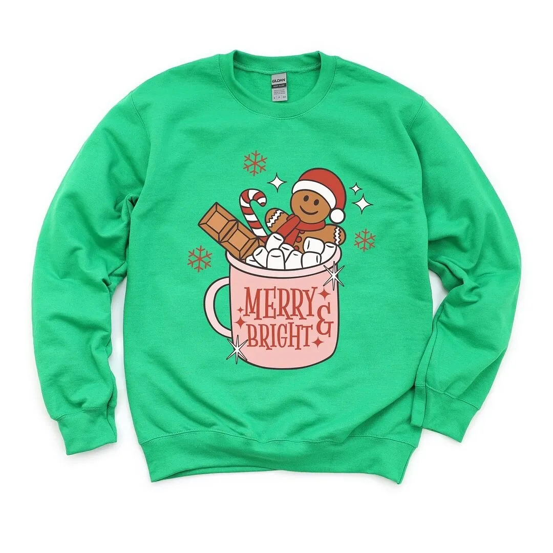Merry and Bright Mug Graphic Sweatshirt sold by Zulily product image thumbnail 2
