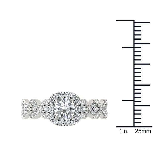 De Couer 14k Gold 1 1/4ct TDW Diamond Engagement Ring - White H-I - White H-I sold by Zulily product image thumbnail 2