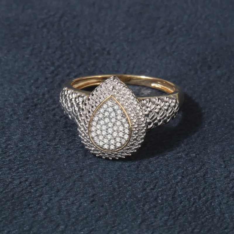 De Couer 1/10ct TDW Diamond Engagement Ring - Yellow sold by Zulily