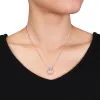 Miadora Sterling Silver and Diamond Accent Infinity Heart Necklace sold by Zulily