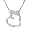 Miadora Sterling Silver and Diamond Accent Infinity Heart Necklace sold by Zulily