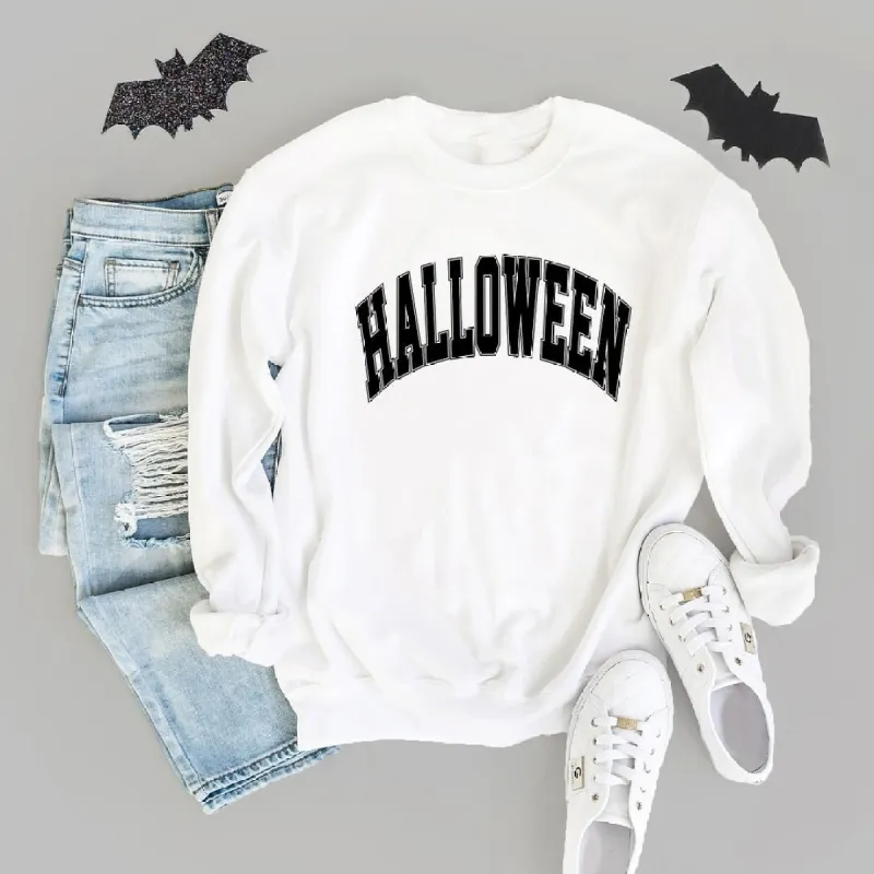 Varsity Halloween Graphic Sweatshirt sold by Zulily