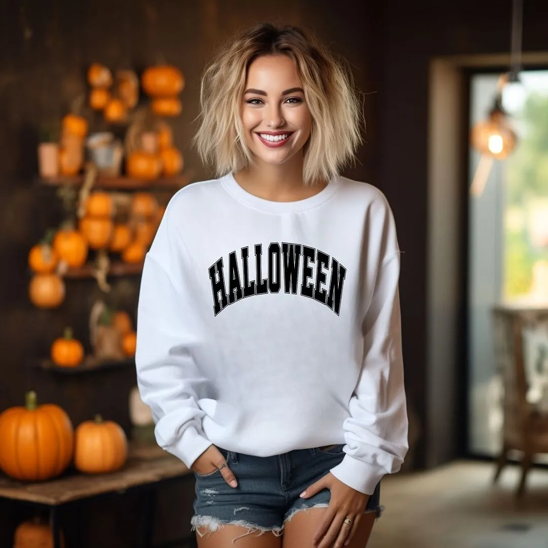 Varsity Halloween Graphic Sweatshirt sold by Zulily product image thumbnail 3