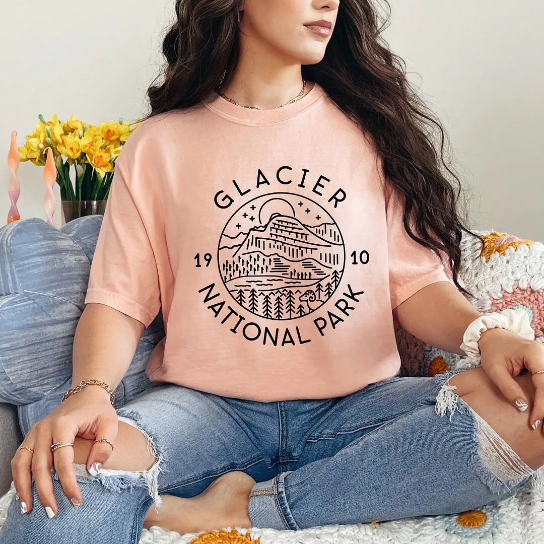 Glacier National Park Garment Dyed Tee sold by Zulily product image thumbnail 3
