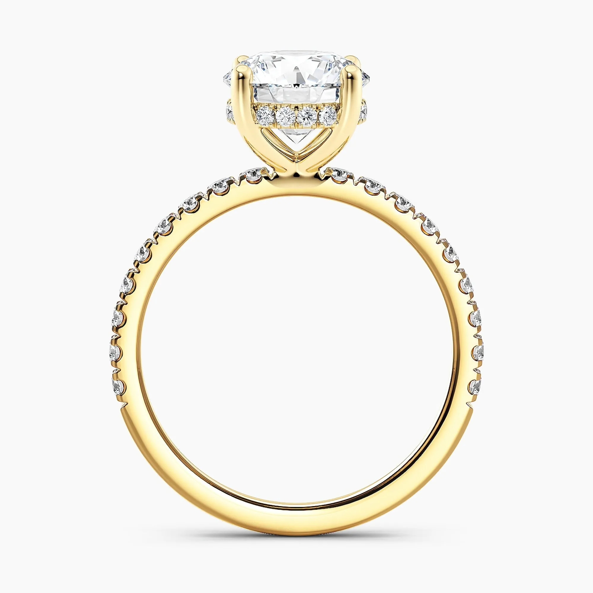 Auriya 14k Gold 1.00ctw Round Hidden-Halo Lab Grown Diamond Engagement Ring sold by Zulily product image thumbnail 5
