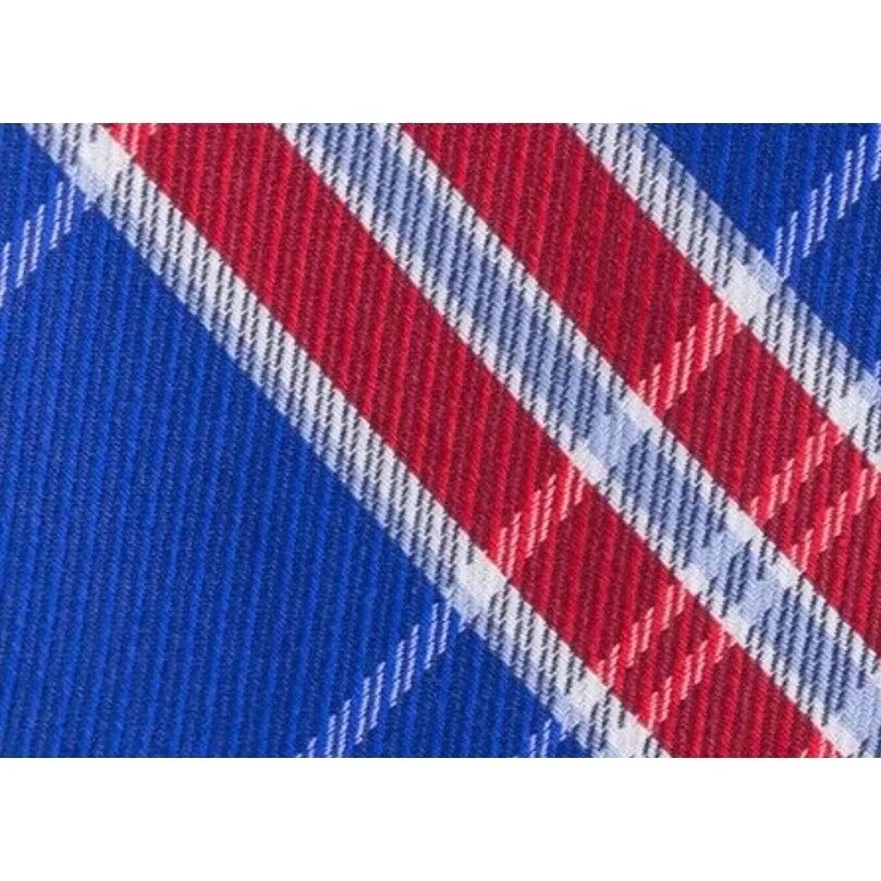 Tommy Hilfiger Men's Vincent Plaid Tie Blue-Red One Size - FALSE sold by Zulily product image thumbnail 3