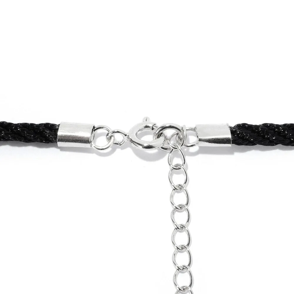 Sterling Silver with Natural Amethyst Horn Pendant with 18" Cord sold by Zulily product image thumbnail 2