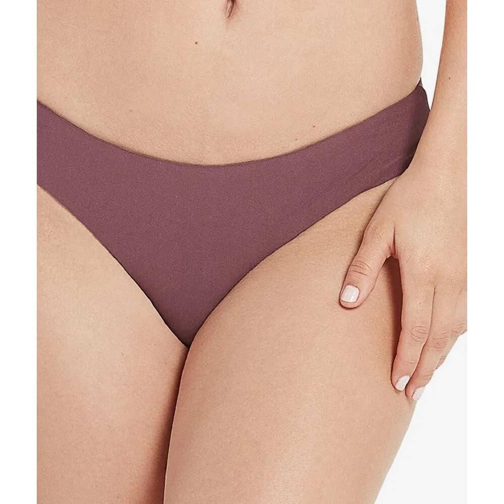 Volcom Junior's Simply Seamless Cheeky Bikini Bottoms Swimsuit Purple Size X-Large sold by Zulily product image thumbnail 2