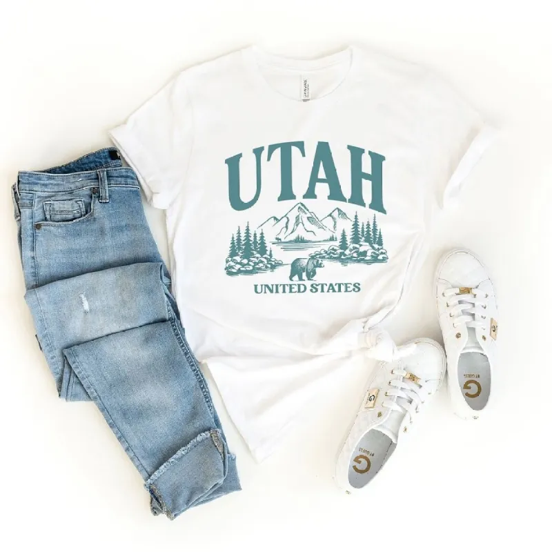 Utah Forest Scene Short Sleeve Tee sold by Zulily