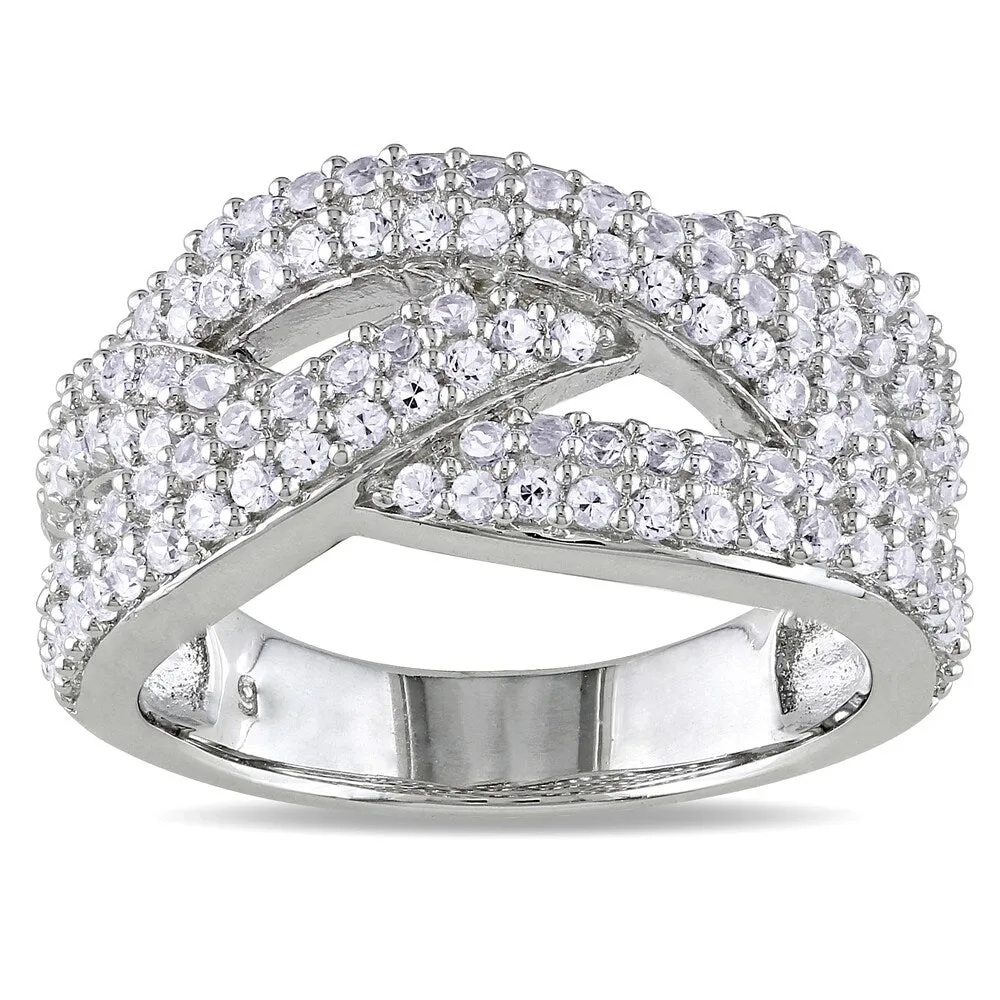 Miadora Sterling Silver Created White Sapphire Ring sold by Zulily