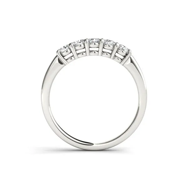 De Couer IGI Certified 14k White Gold 1/2ct TDW Diamond Wedding Anniversary Band - White H-I sold by Zulily product image thumbnail 3