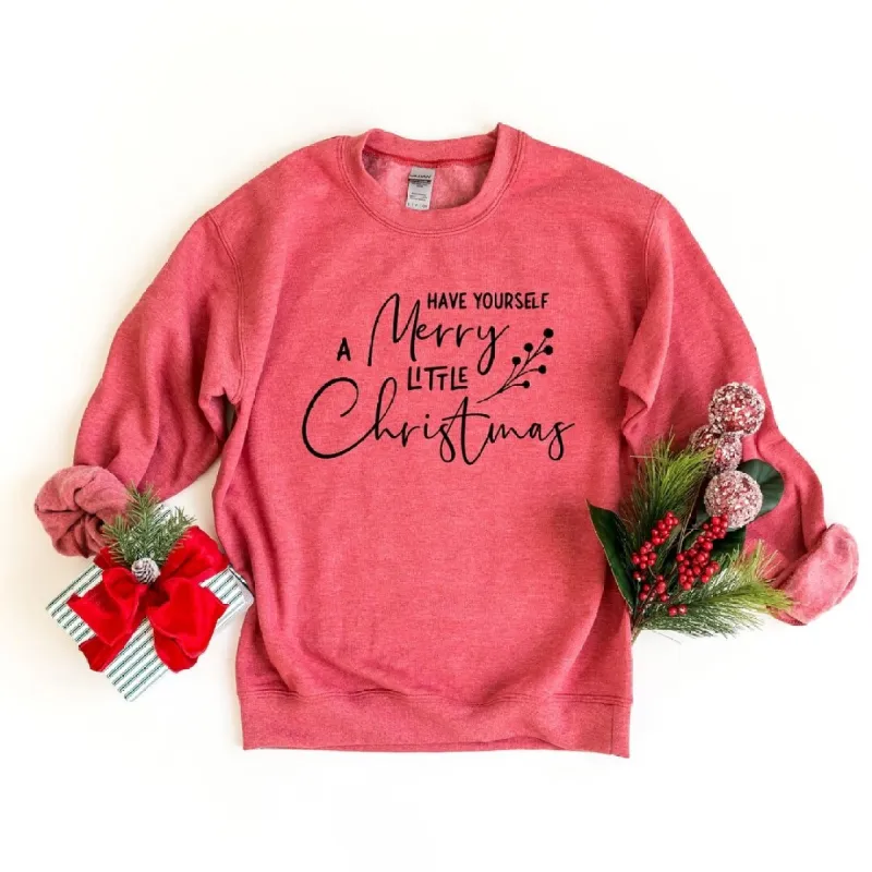 Have Yourself A Merry Little Christmas Berries Graphic Sweatshirt sold by Zulily