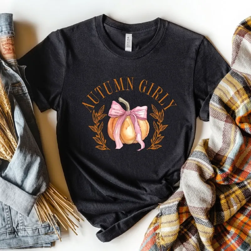 Coquette Autumn Girly Short Sleeve Tee sold by Zulily
