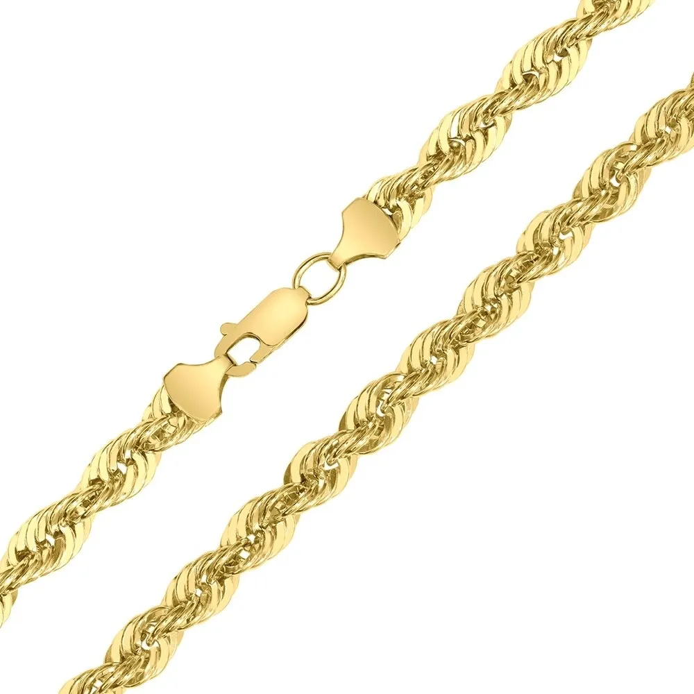 14K Yellow Gold Filled 6MM Rope Chain with Lobster Clasp - 24 Inch sold by Zulily product image thumbnail 3
