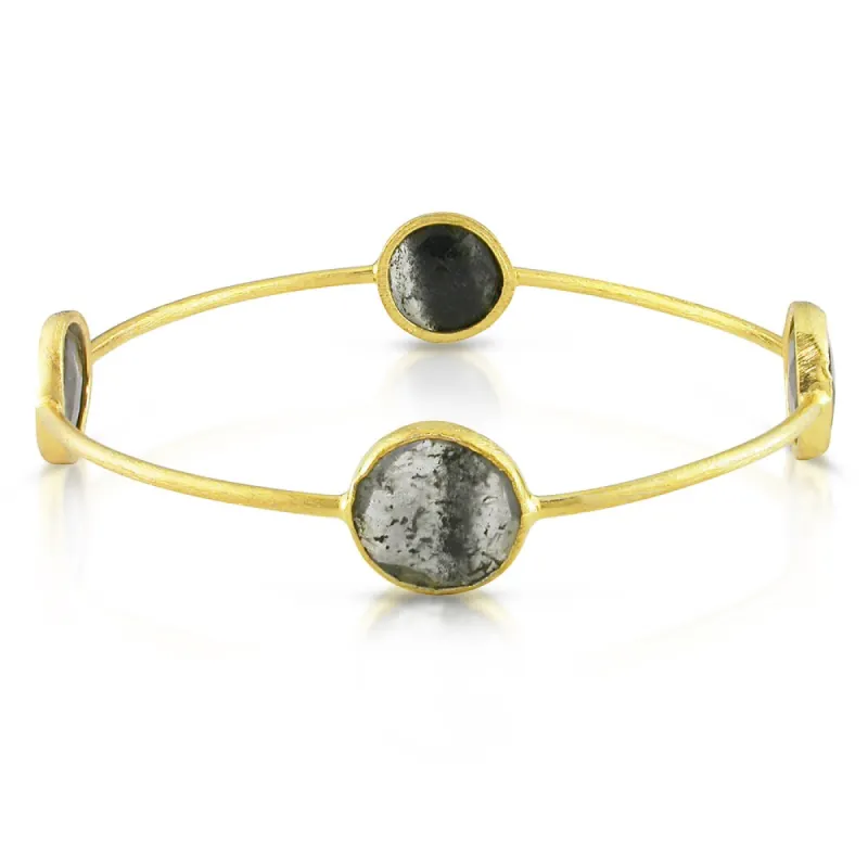 Miadora Yellow-Plated Silver 16Ct TGW Gemstone Bracelet (7-Inch) sold by Zulily