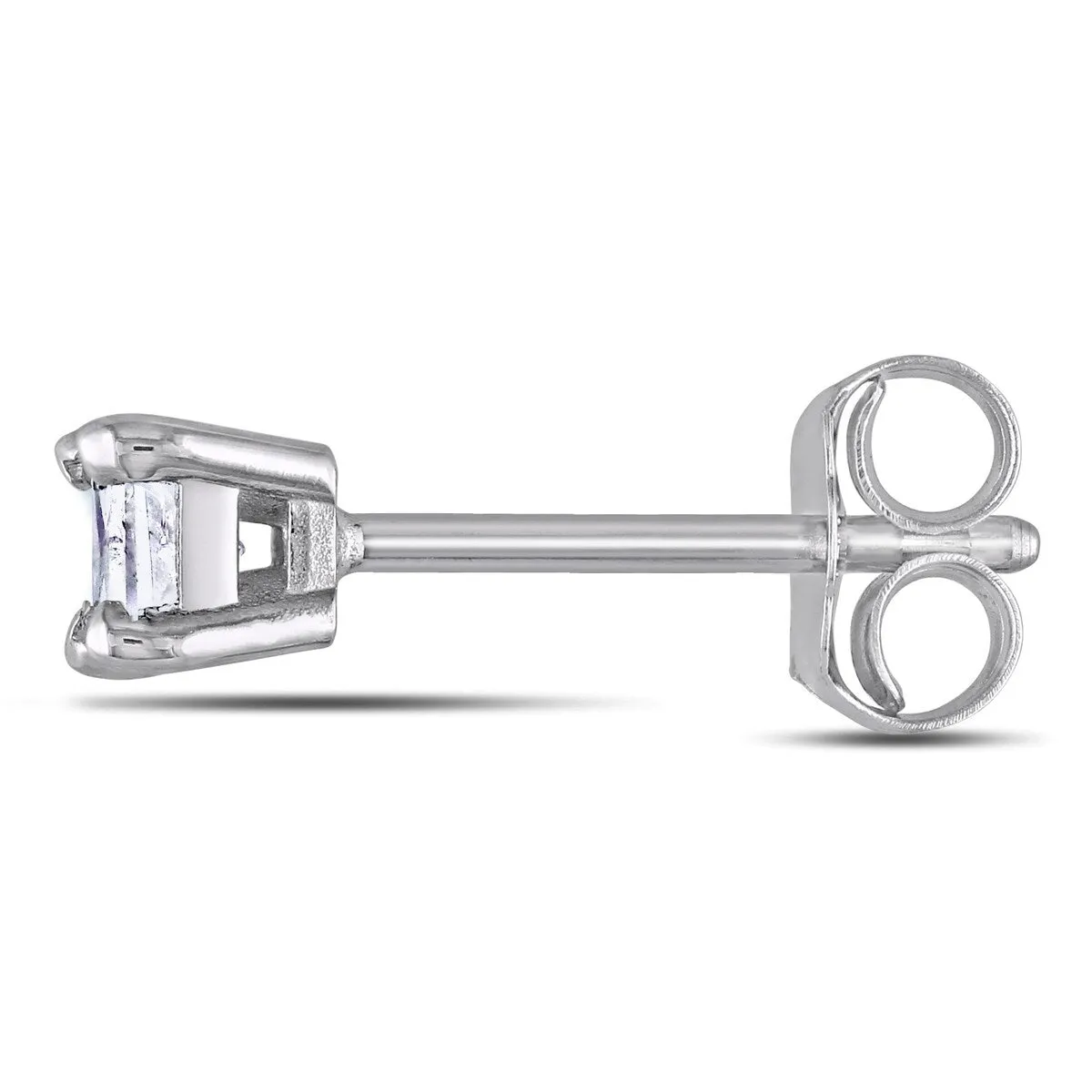 Miadora 14k Gold 1/4ct TDW Princess-cut Diamond Stud Earrings sold by Zulily product image thumbnail 2