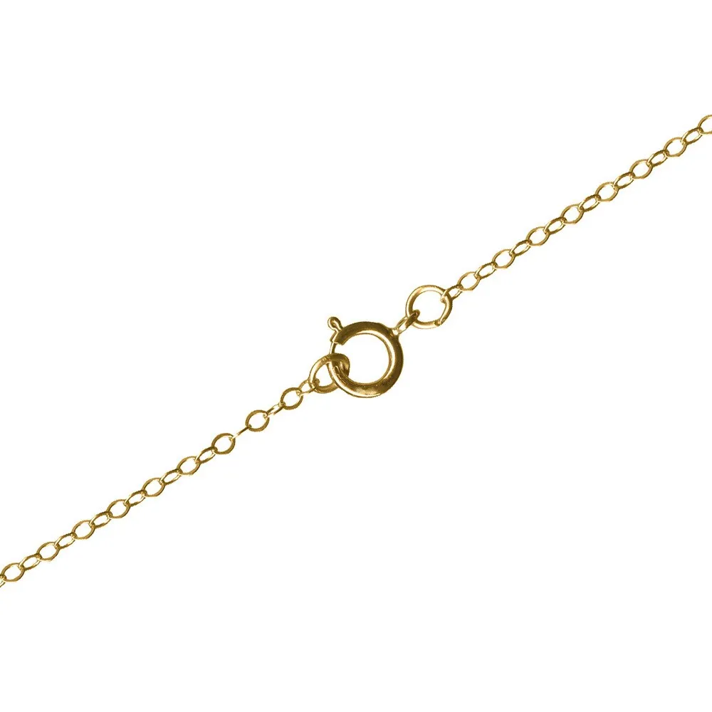 Curata 14k Yellow Gold 18" Irish Celtic Crown Circle Pendant Necklace sold by Zulily product image thumbnail 3