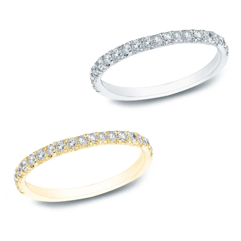 Auriya 1/3ctw Round Diamond Wedding Band 14k Gold sold by Zulily